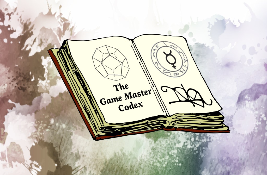 Master Codex The Game Master Codex | A diary following one writer's quest to be a ...